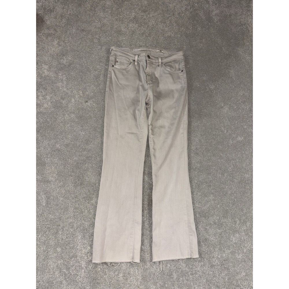 AG Adriano Goldschmied The Jodi Crop High Rise Slim Flare White Pants Size 26R - Picture 2 of 8